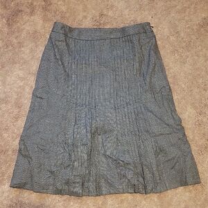 Ann Taylor Charcoal A-Line Skirt